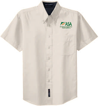 ASA Men's Port Authority Short Sleeve Easy Care Shirt