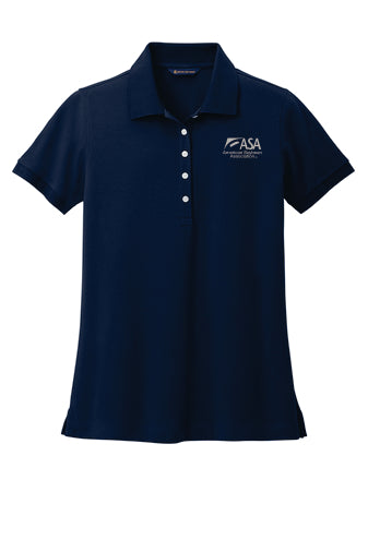 ASA Brooks Brothers Women's Pima Cotton Pique Polo