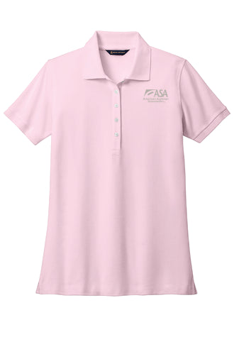 ASA Brooks Brothers Women's Pima Cotton Pique Polo