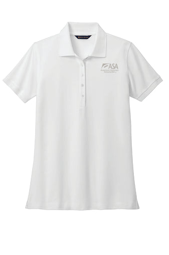 ASA Brooks Brothers Women's Pima Cotton Pique Polo