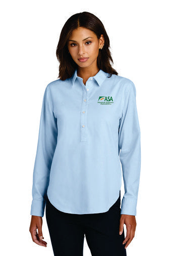 ASA Mercer+Mettle® Women’s Long Sleeve Modern Oxford Shirt