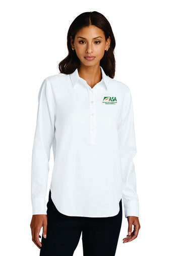 ASA Mercer+Mettle® Women’s Long Sleeve Modern Oxford Shirt