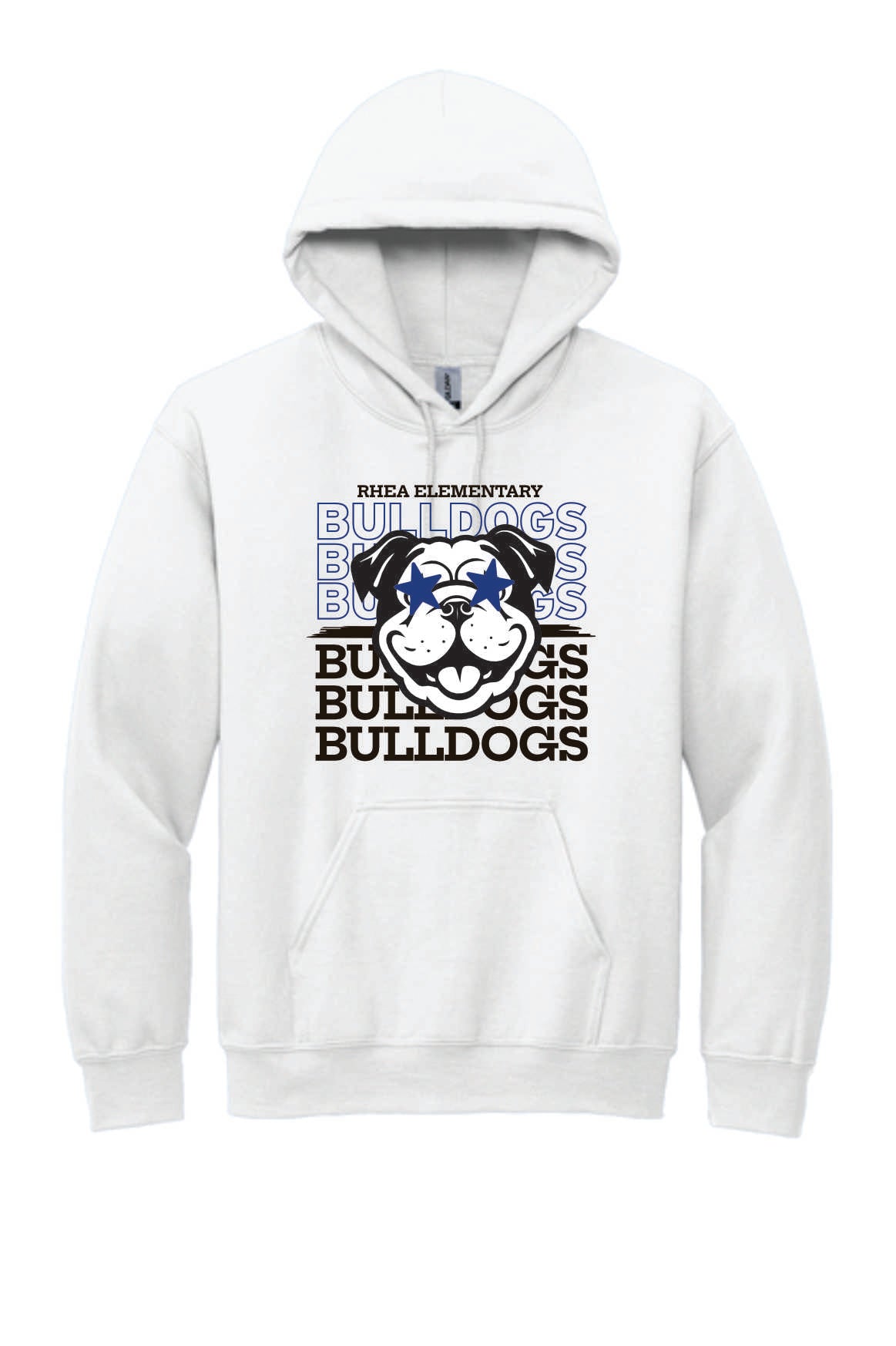 Rhea Elementary PTO 2025 Bulldogs Stacked