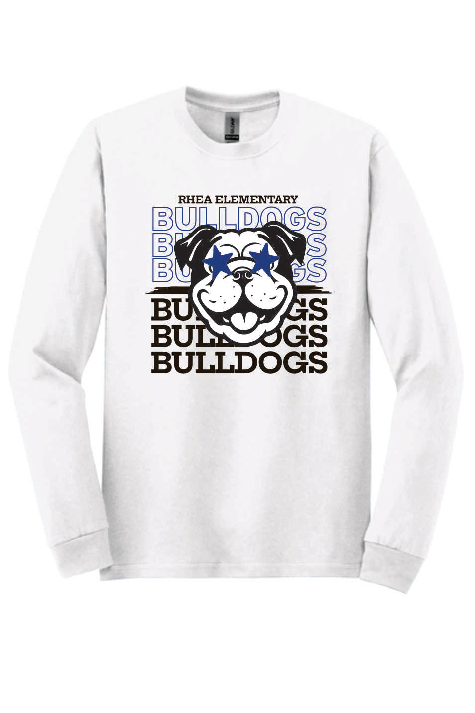 Rhea Elementary PTO 2025 Bulldogs Stacked