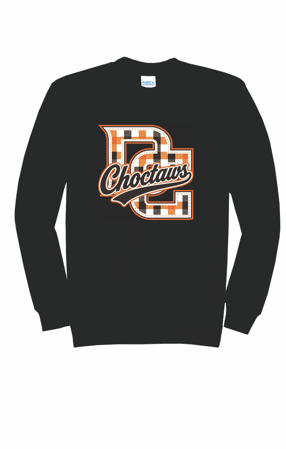 DCHS Basketball Cheer Gingham Sweatshirt