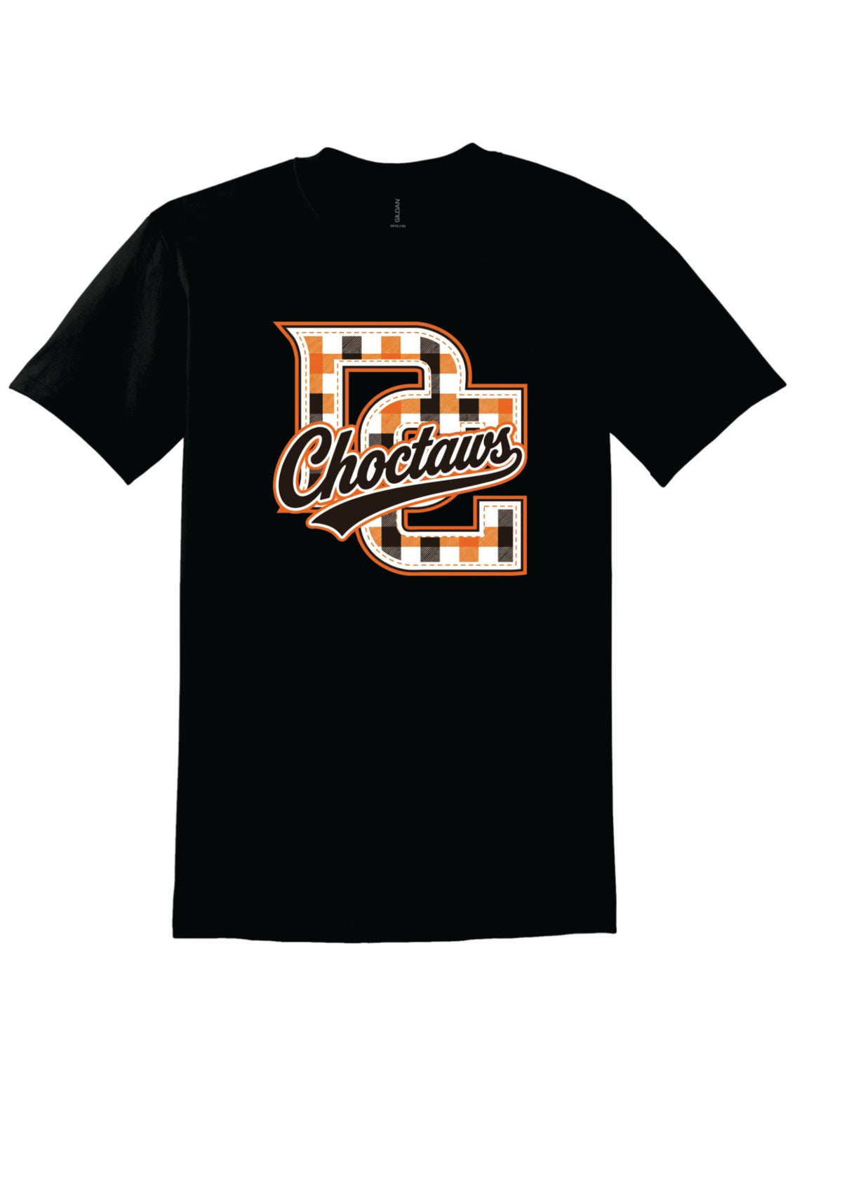 DCHS Basketball Cheer Gingham Tee