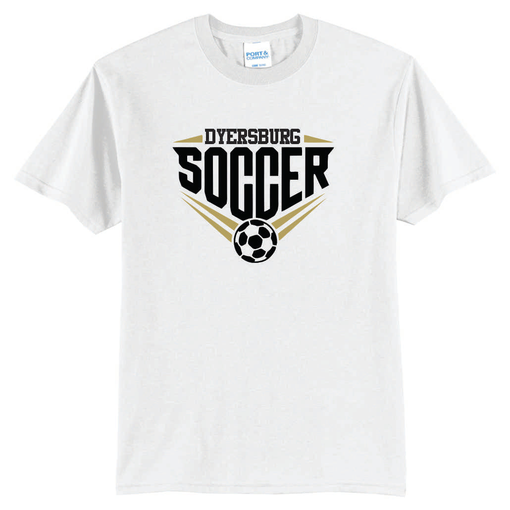 DMS Girls Soccer 2025 White Cotton Tee