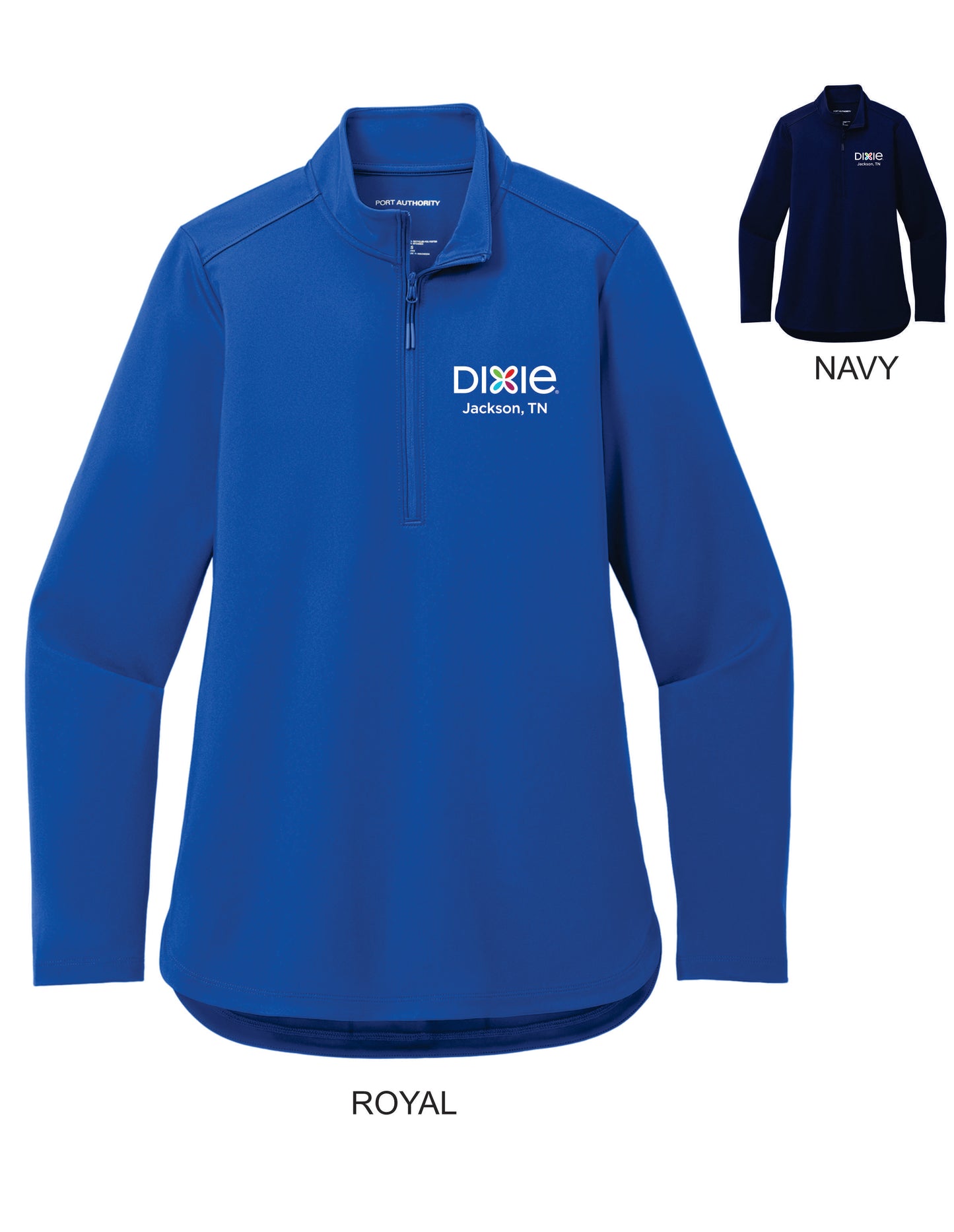 Dixie Port Authority® Ladies C-FREE® Double Knit 1/4-Zip