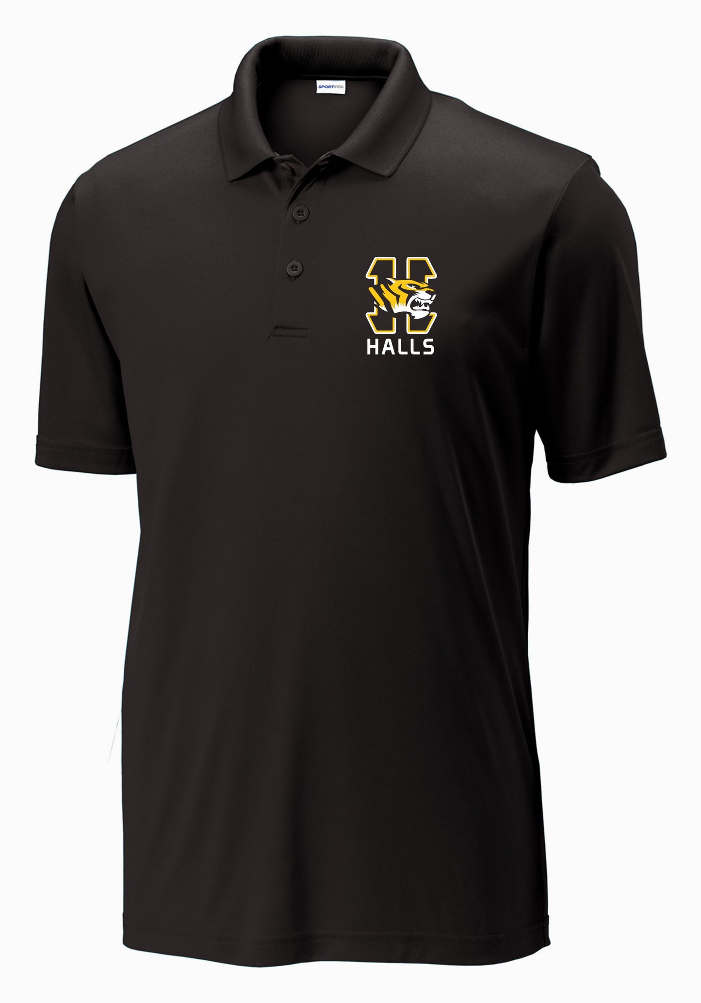 Halls Tigers Polo - Black