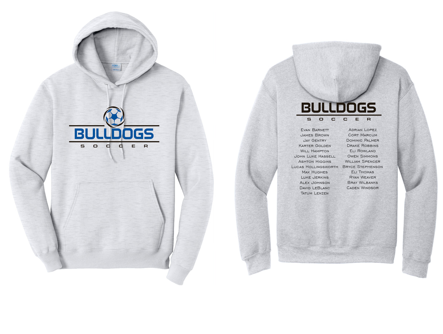 Inman Soccer 2026 Roster Hoodie