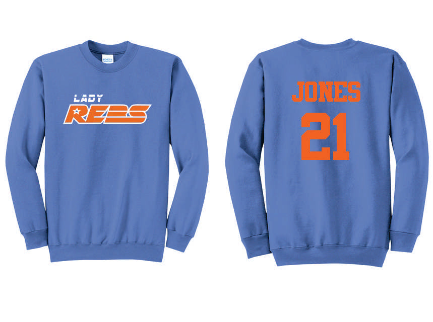 Lady Rebs PLAYER Crewneck