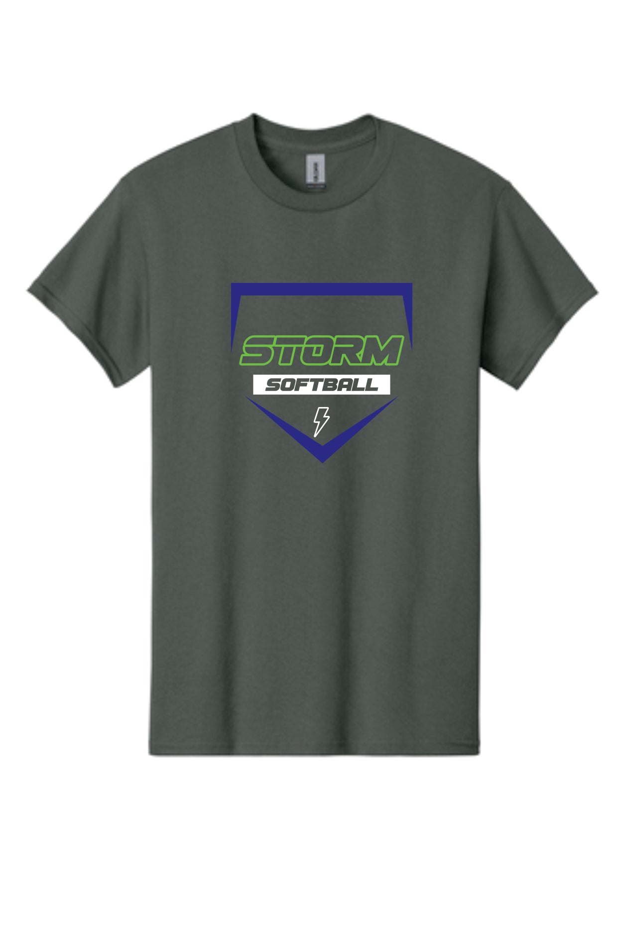 Storm Softball 2025-Charcoal Grey Tshirt