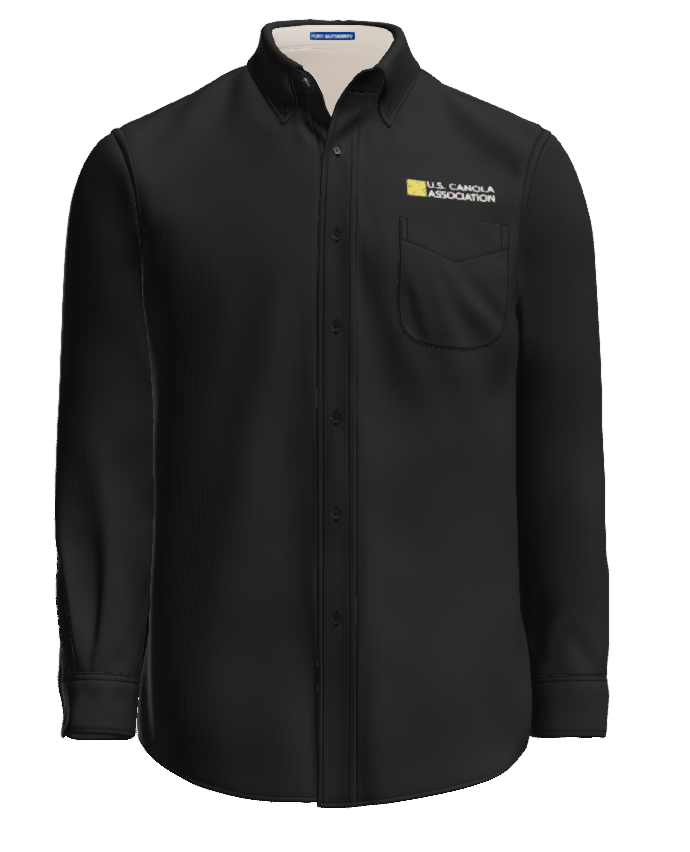 US Canola Men's Long Sleeve Easy Care Shirt