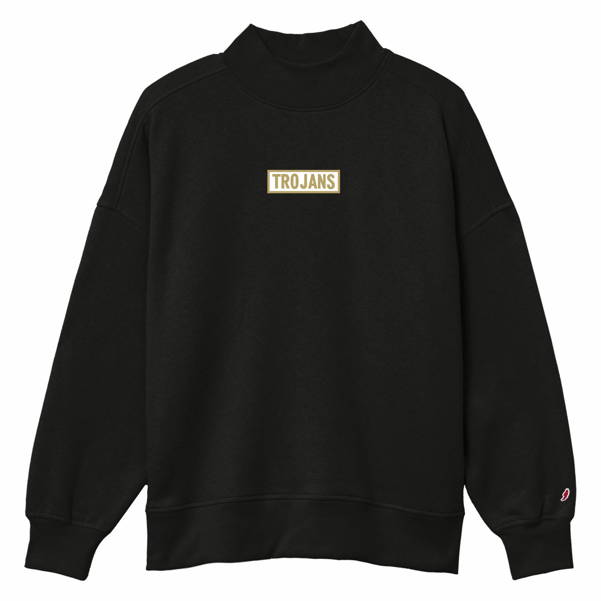 St. Jude Embroidered Mockneck Trojans