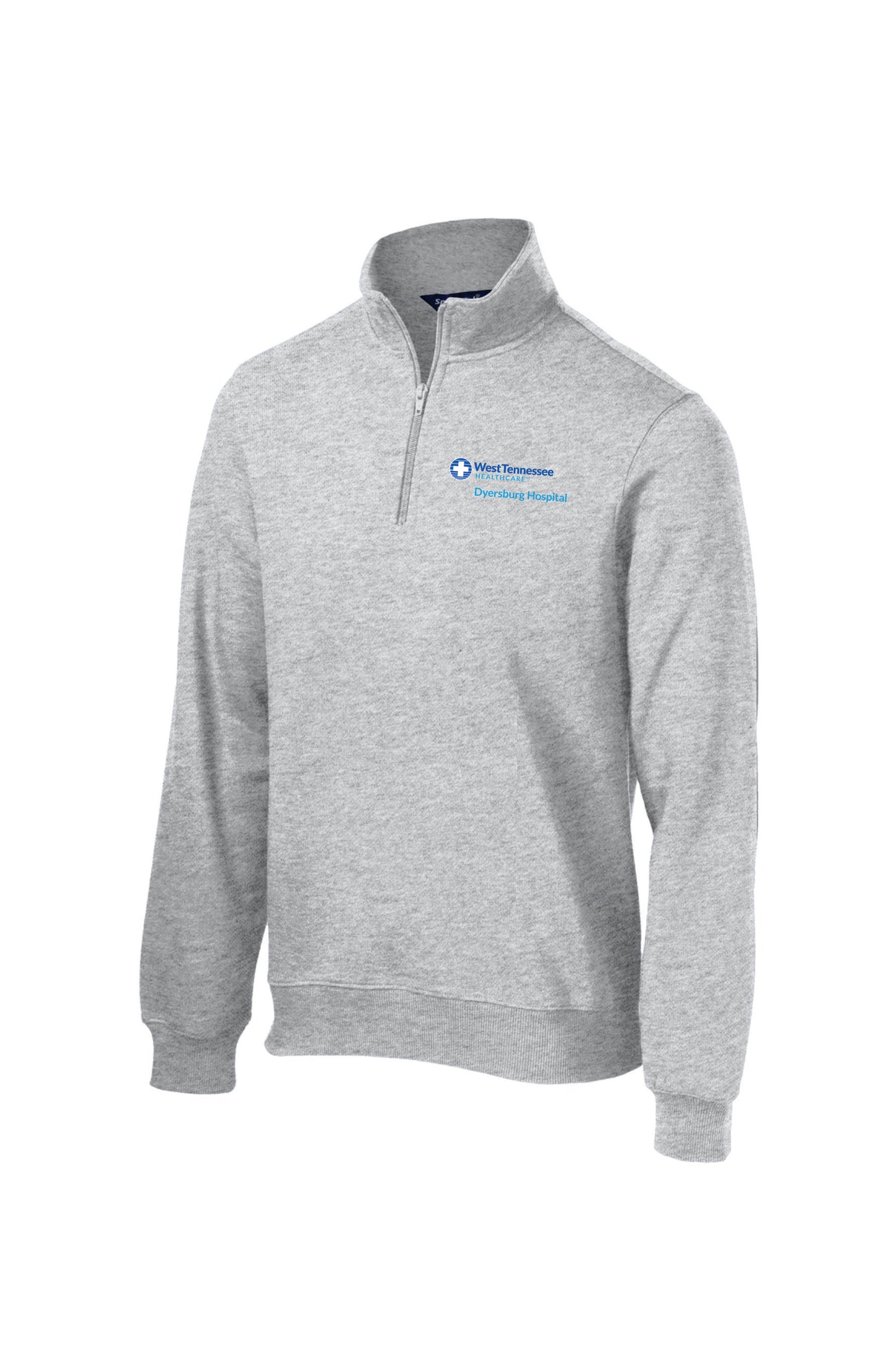WTH Sport Tek 1/4 Zip Sweatshirt- Sport Grey