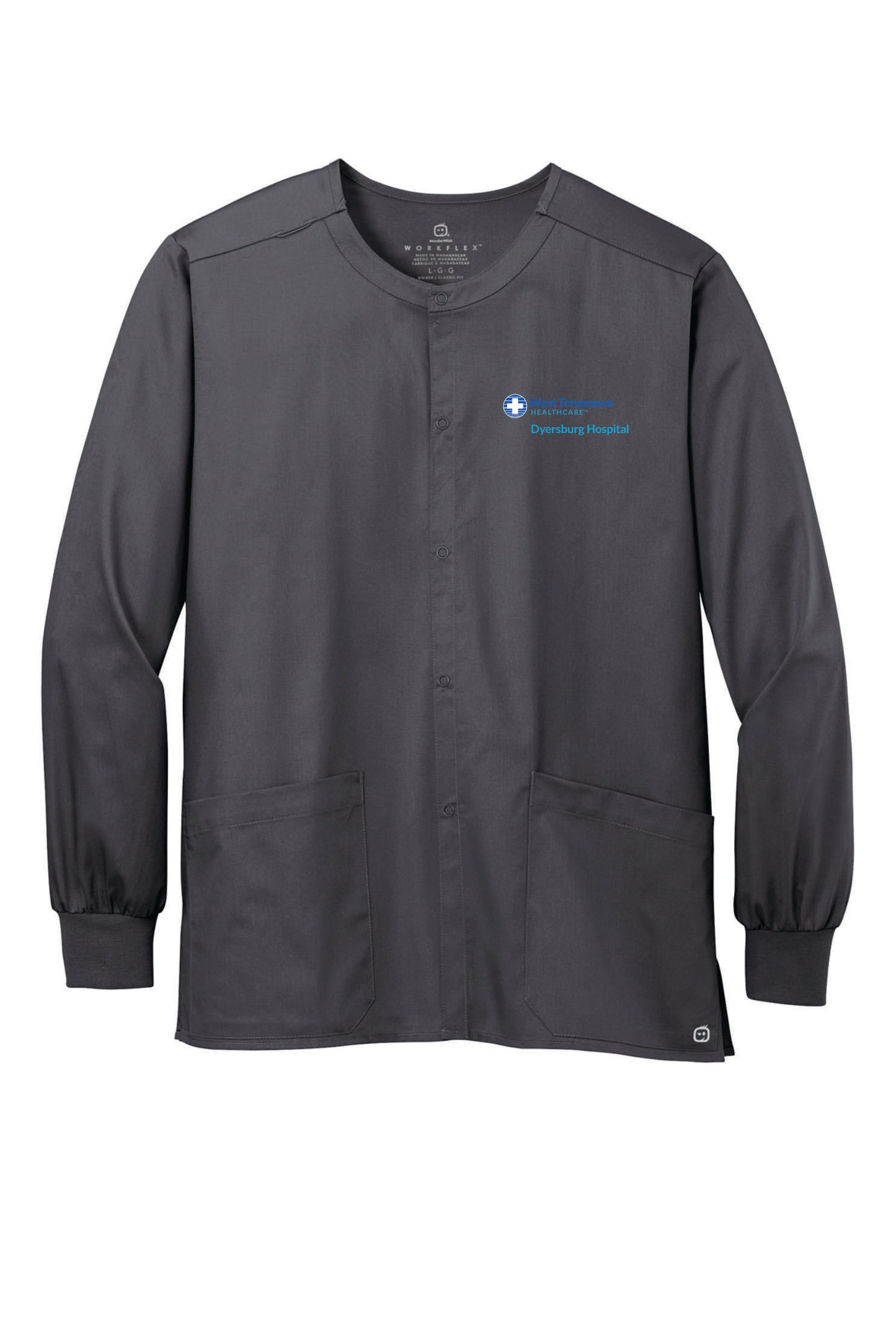 WTH Wonderwink Scrub Jacket- Charcoal