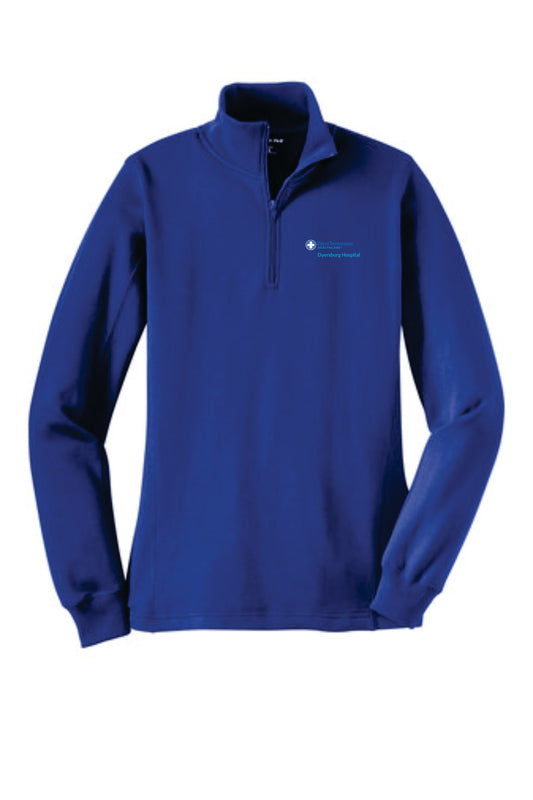 WTH Ladies 1/4 Sweatshirt- Royal