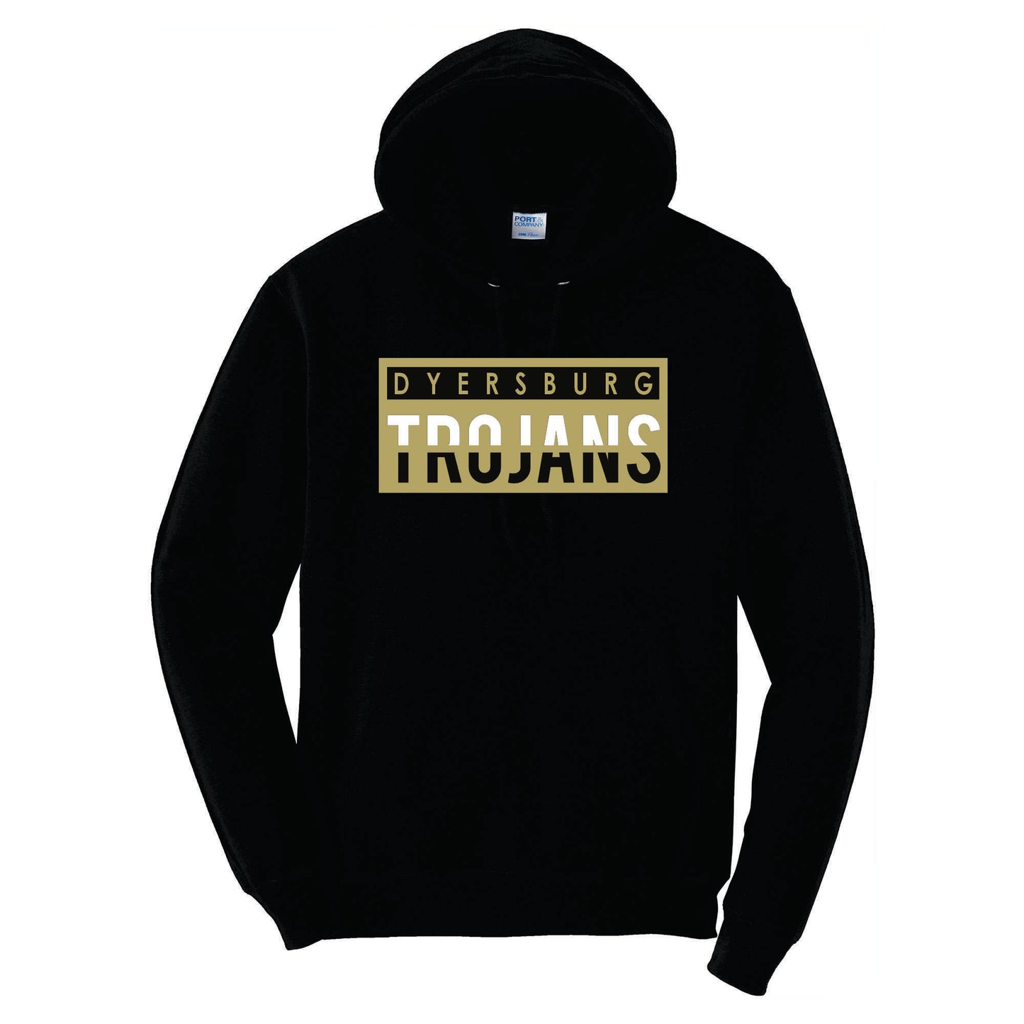 DMS Black Trojan Hoodie