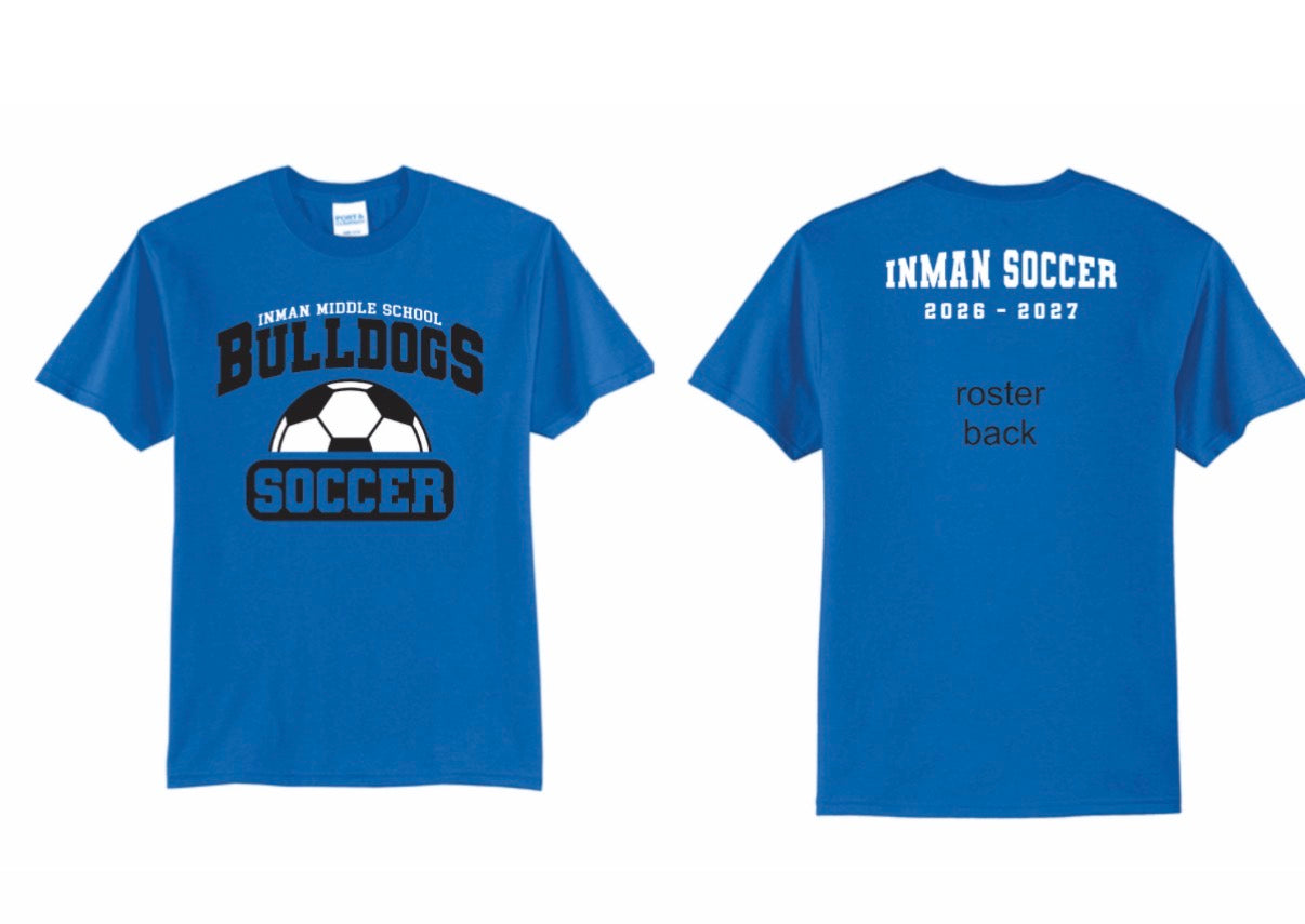 Inman Girls Soccer 2026 Short Sleeve Cotton