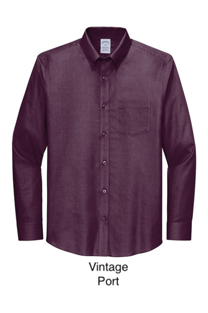 ASA Brooks Brothers Wrinkle Free Stretch Nailhead Shirt