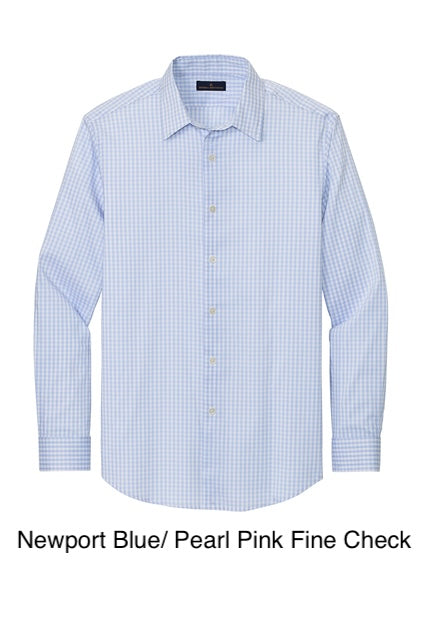 ASA Brooks Brothers Tech Stretch Patterned Shirt
