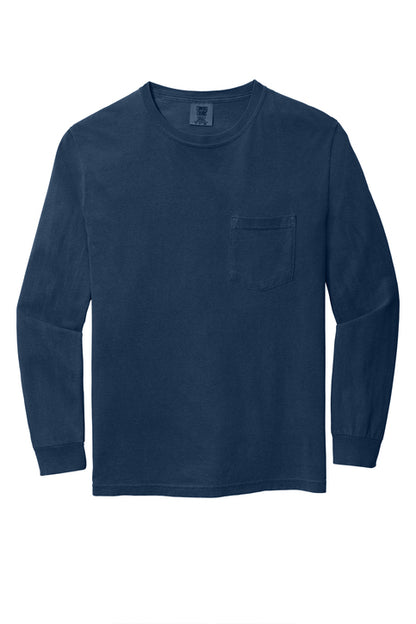 Three Oaks Baptist Comfort Colors LS Pocket Tee Design #1
