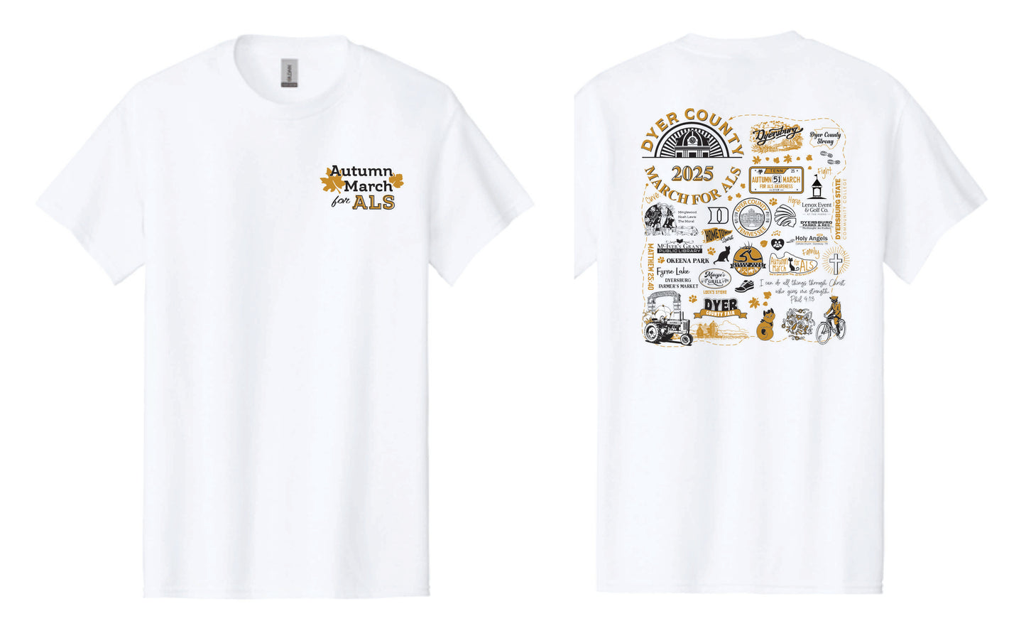 Autumn March for ALS 2025 Short Sleeve Tee