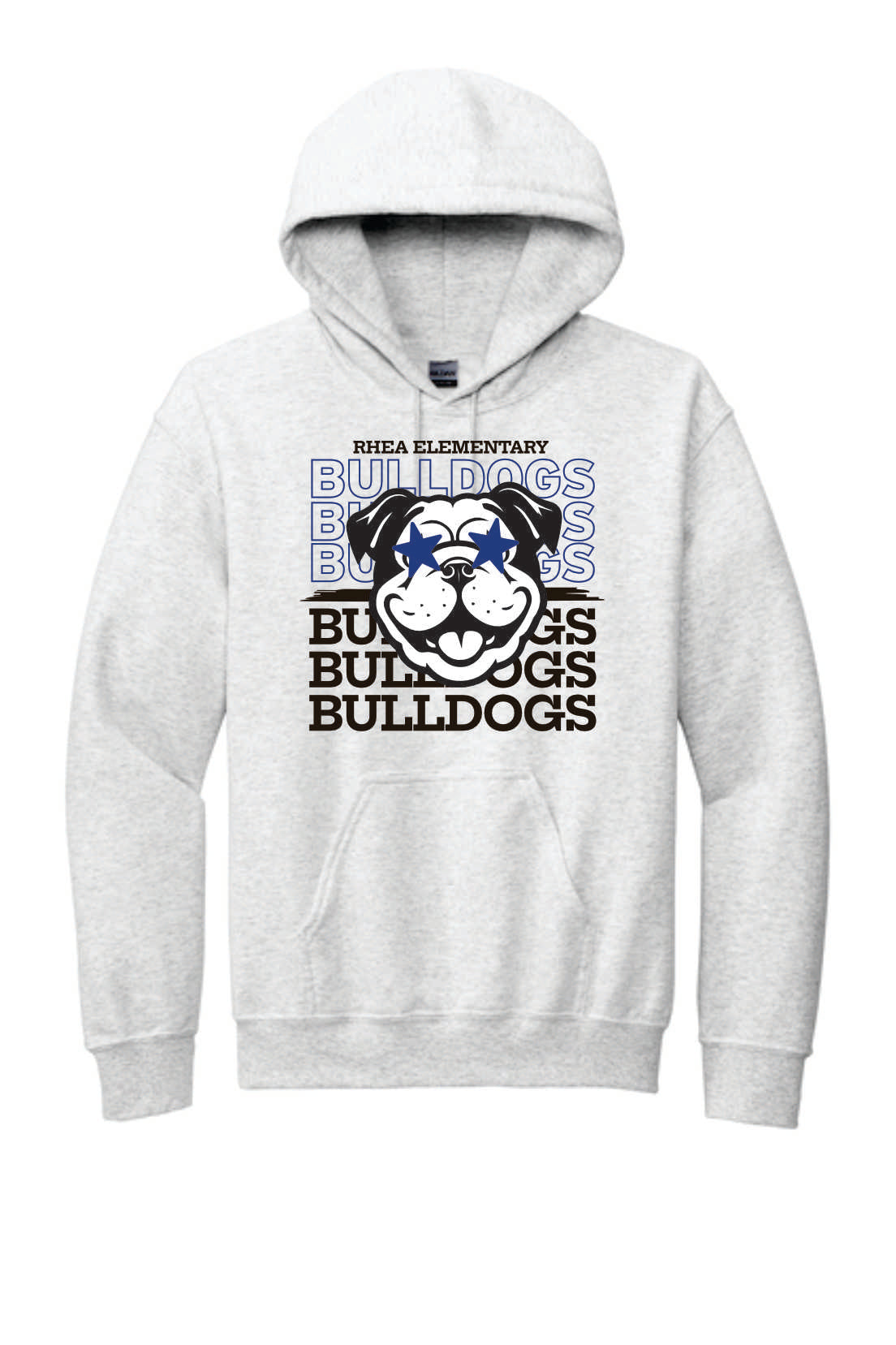 Rhea Elementary PTO 2025 Bulldogs Stacked