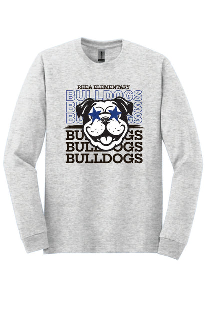 Rhea Elementary PTO 2025 Bulldogs Stacked