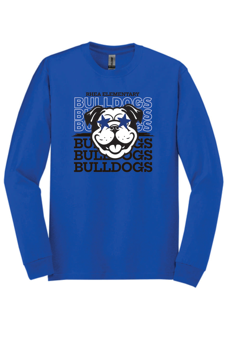 Rhea Elementary PTO 2025 Bulldogs Stacked