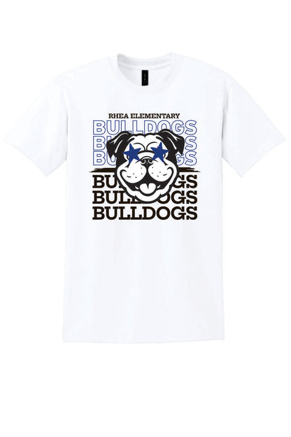 Rhea Elementary PTO 2025 Bulldogs Stacked