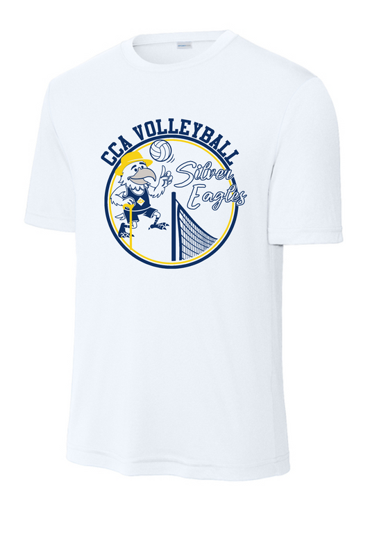 CCA Volleyball White Dri-Fit