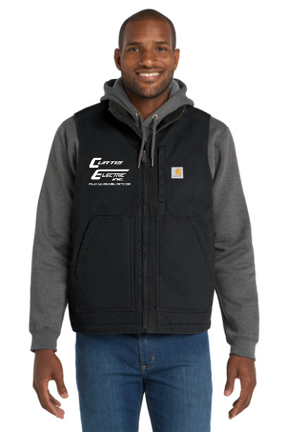 Curtis Electric Carhartt Sherpa-Lined Mock Neck Vest