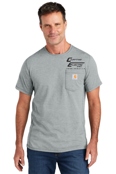 Curtis Electric Carhartt Force Short Sleeve Pocket Tshirt