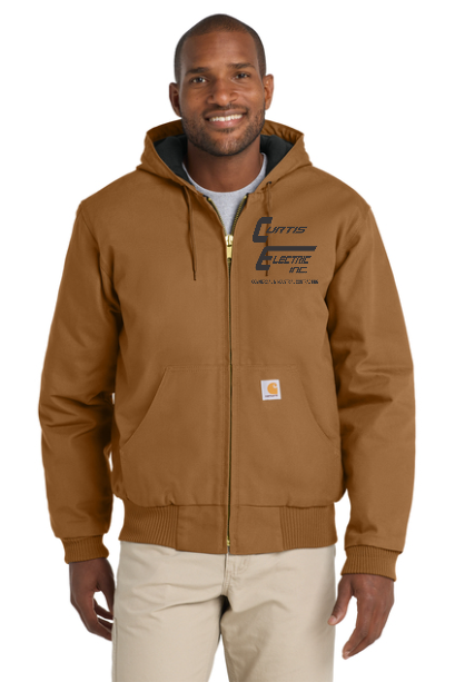 Curtis Electric Carhartt TALL Quilted Flannel Lined Duck Jacket
