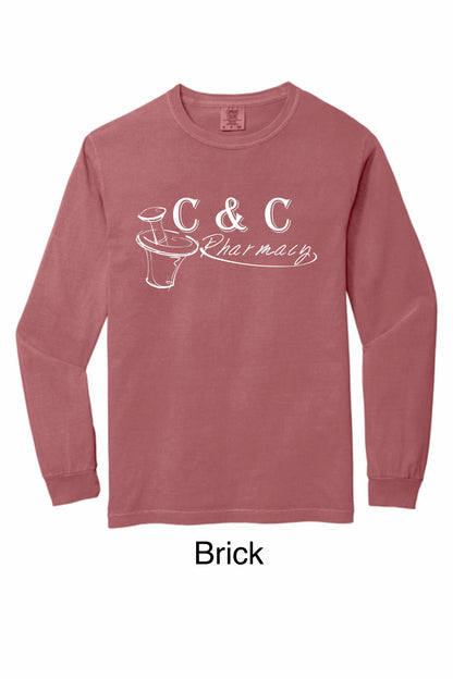 C&C Pharmacy Comfort Colors Long Sleeve Tee