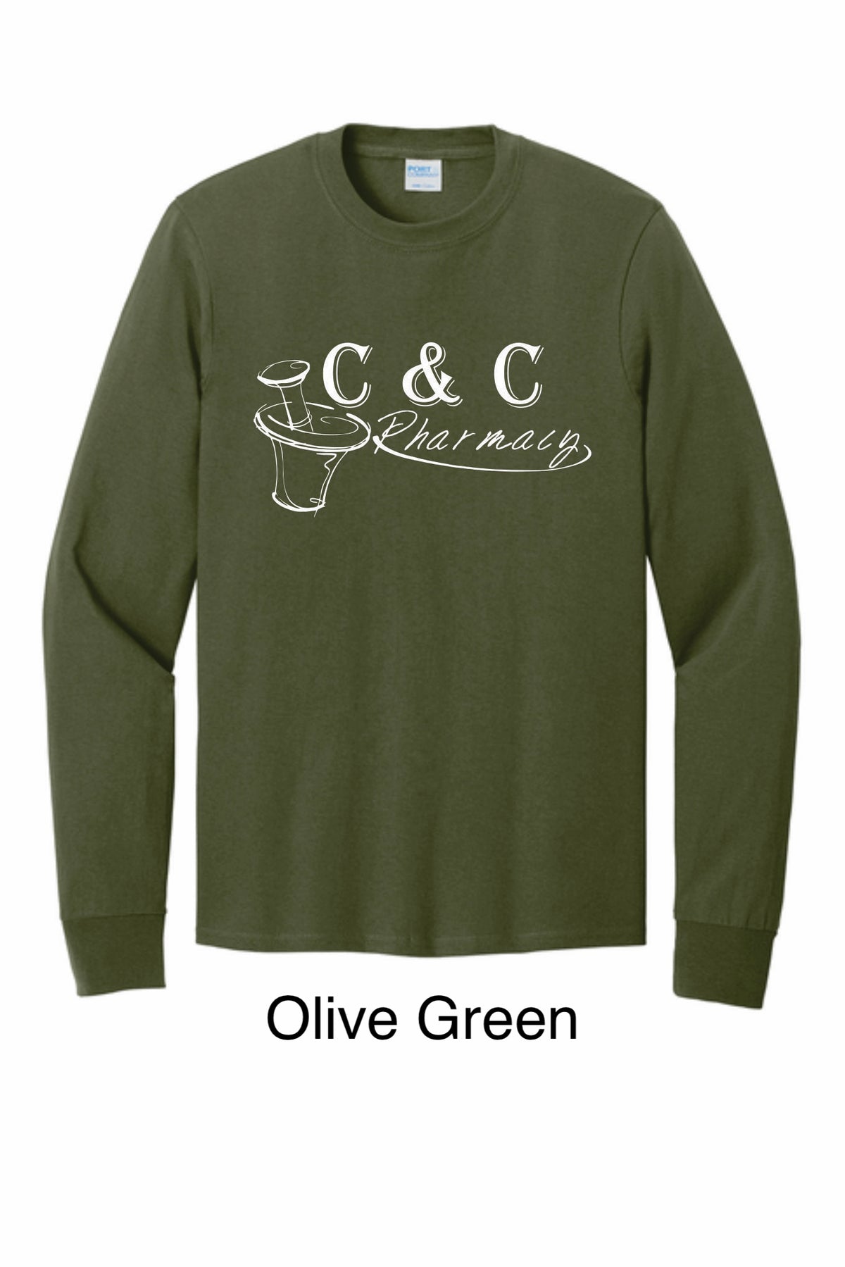 C&C Pharmacy Port & Co Long Sleeve Tee