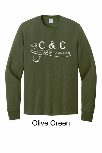 C&C Pharmacy Port & Co Long Sleeve Tee