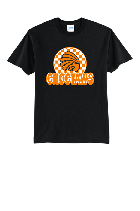 DCHS COED Black Checkerboard Short Sleeve