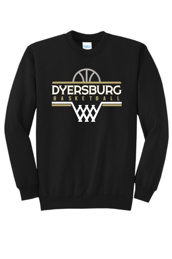 DMS Basketball 2025 Black Crewneck 3c