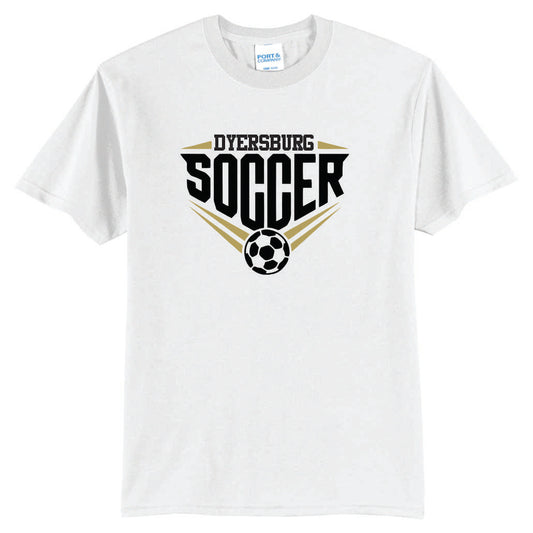 DMS Girls Soccer 2025 White Cotton Tee