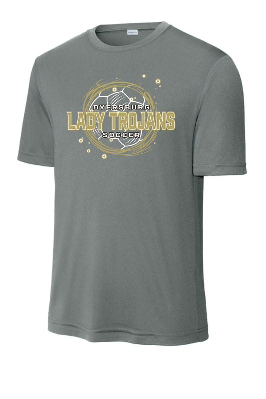 DMS Girls Soccer 2026 Ball Background Shirt