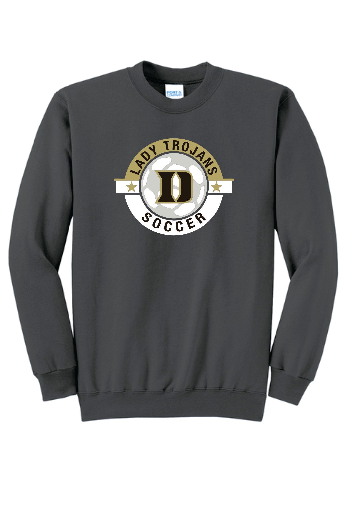 DMS Girls Soccer 2026 Round Logo