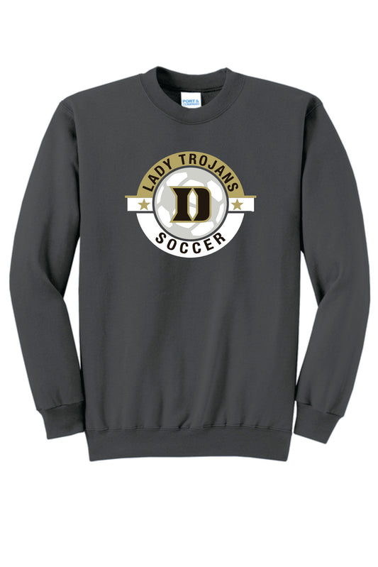 DMS Girls Soccer 2026 Round Logo