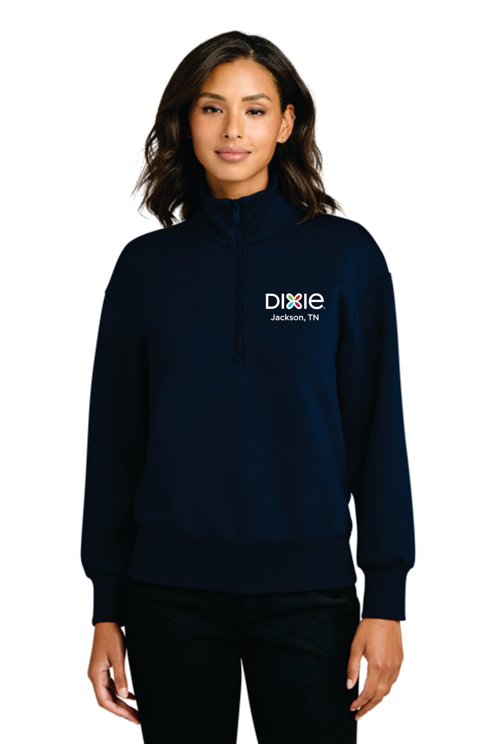 Dixie Jackson Ladies' Soft Spacer 1/4 Zip – Southern Point Designs