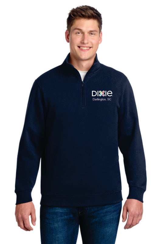Dixie Darlington 1/4 Zip Cadet Collar Sweatshirt