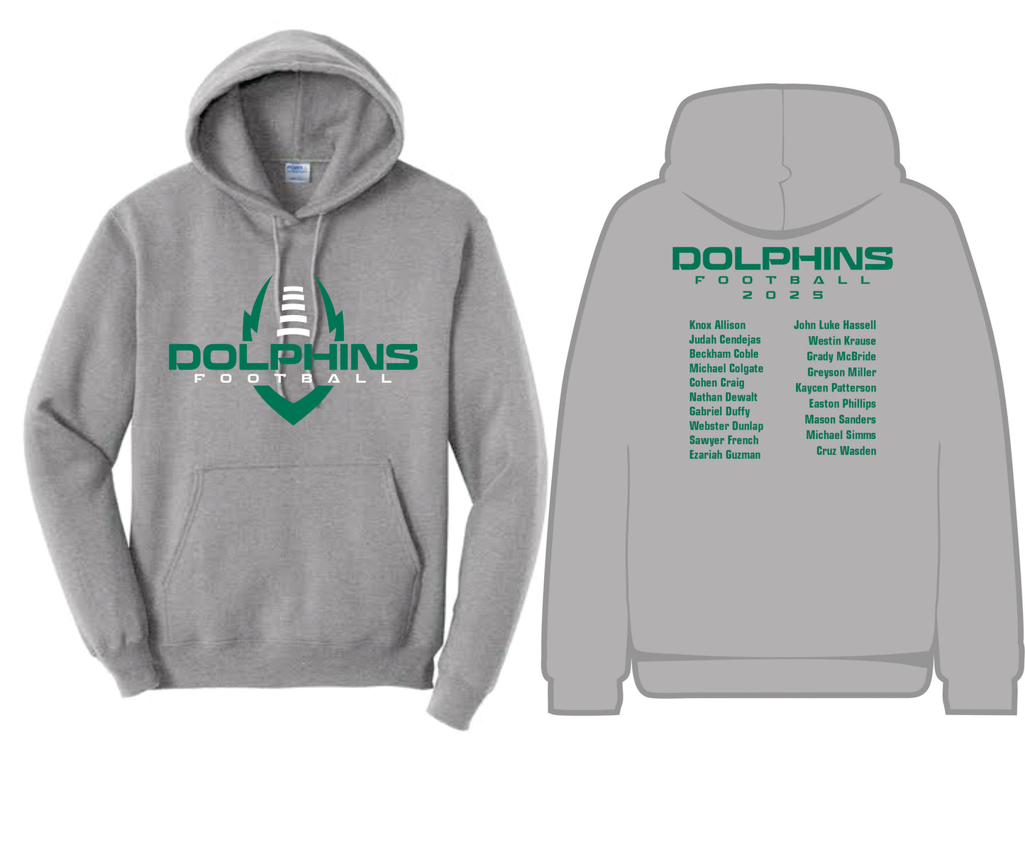 Dolphins Football Hoodie