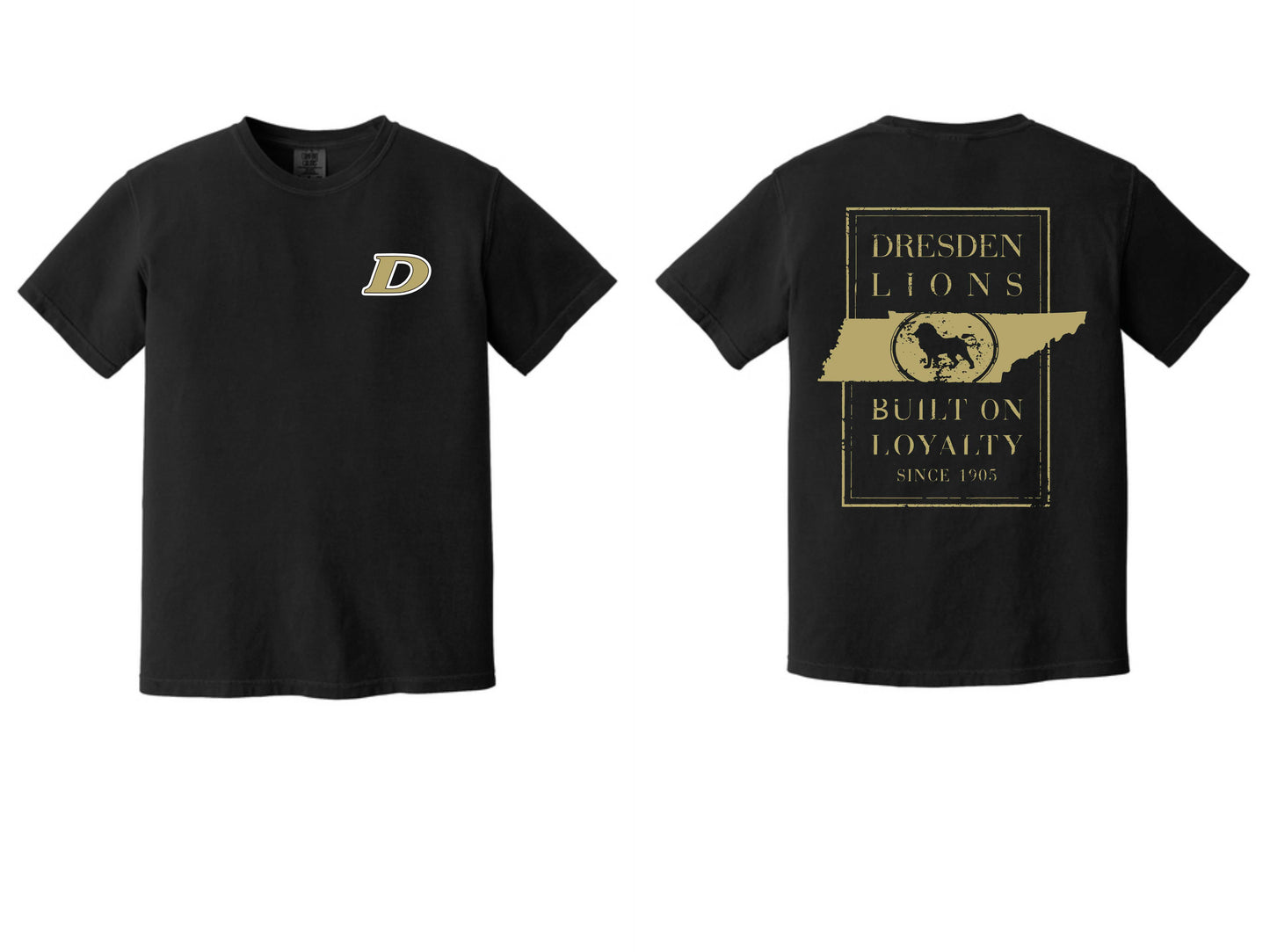 Dresden Quarterback Black Comfort Color