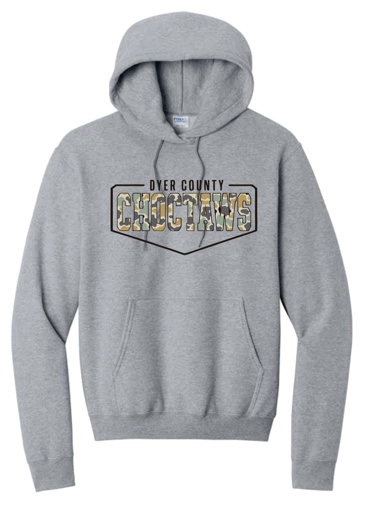 DCHS Basketball Cheer Camo Hoodie