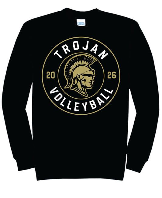 DHS Volleyball 2026 Trojan Volleyball Round logo Shirt